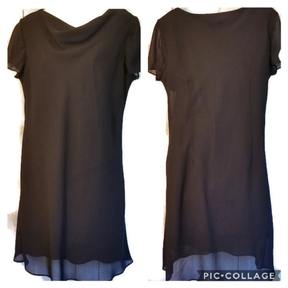 EUC R & K Originals black dress 12P.